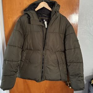 Aeropostale Puffer Jacket Mens Medium Green